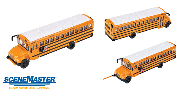 Walthers SceneMaster 949-11701 International(R) CE School Bus - Assembled -- Yellow, White, HO Scale