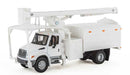 Walthers SceneMaster 949-11745 International(R) 4300 2-Axle Truck with Tree Trimmer Body - Assembled -- White Cab, Body and Boom, HO Scale