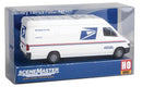 Walthers SceneMaster 949-12208 Delivery Van - Assembled -- United States Postal Service (white, blue, red; "We Deliver For You" Slogan), HO