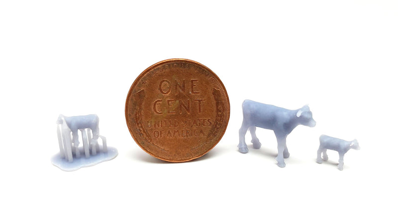 All Scale Miniatures 870978 Calf  5pack, HO