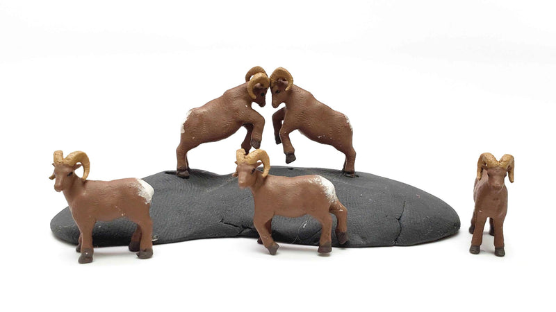 All Scale Miniatures 870989 Bighorn Sheep, HO