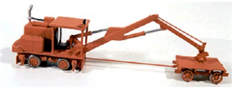 Durango Press 99 Kershaw Tie Crane & Tie Cart, HO