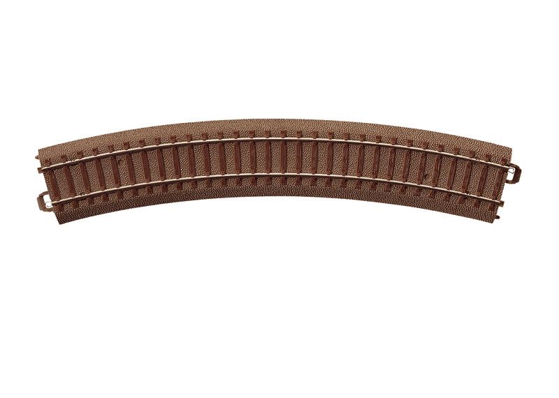 Trix TXX62230 Curved Track, Radius 437.5 mm / 17-1/4", HO Scale