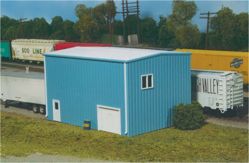 Rix Products- 5410016  YARD OFFICE Blue, HO