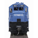Atlas 10003662 GE U28C - Standard DC - Master(R) Silver -- Conrail 6530 (blue, white), HO