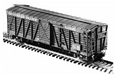 Central Valley Models 1001 40'STOCK CAR KIT Undec, HO Scale