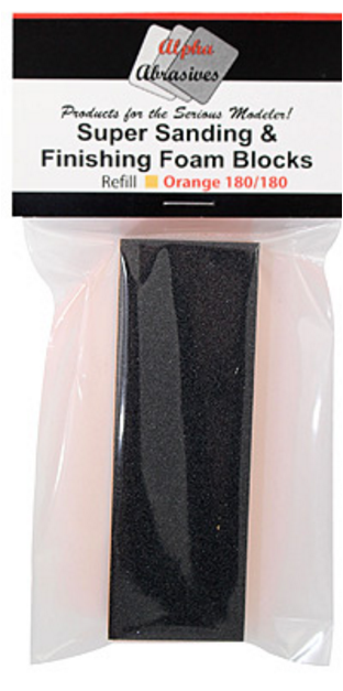 Flex-I-File 1003 Super Sanding & Finishing Foam Block - Orange