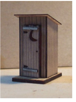 Osborn Model Kits 3042  Outhouse, N Scale