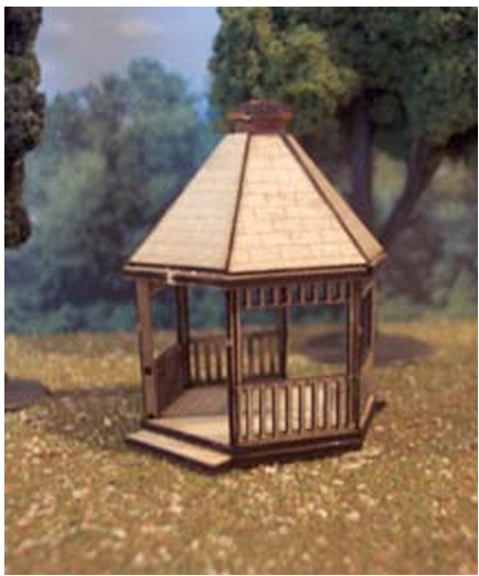 Osborn Model Kits 1081  Gazebo, HO