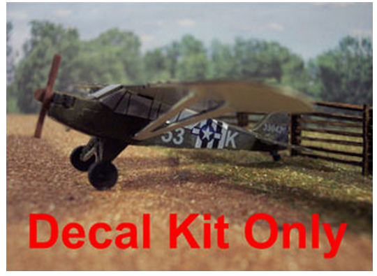 Osborn Model Kits 1090  L4 Grasshopper Decal Kit, HO