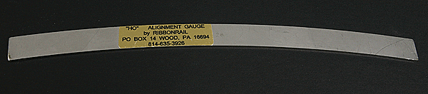Ribbonrail 1028 10" Track Alignment Gauges - Curved - 28" Radius, HO Scale