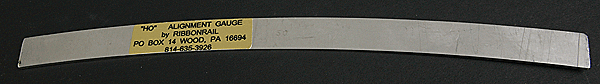 Ribbonrail 1030 10" Track Alignment Gauges - Curved -- 30" Radius, HO Scale