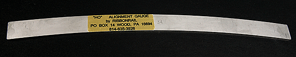 Ribbonrail 1034 10" Track Alignment Gauges - Curved -- 34" Radius, HO Scale