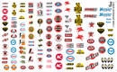 Gofer Racing 11006 Sponsor Model Car Decal Sheet , 1:24 & 1:25 Scales