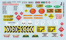 Gofer Racing 11012 Gofer Racing Big Rig Decals Decal Sheet, 1:24 & 1:25 Scales