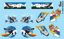 Gofer Racing 11060 Murals Decal Sheet, 1:24 & 1:25 Scales