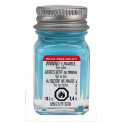 Testors 1107TT Enamel Paints 1/4 oz. Glosses - Turquoise