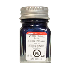 Testors 1109TT Enamel Paints 1/4 oz. Metallics - Arctic Blue