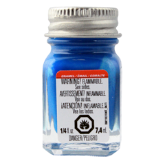 Testors 1110TT Enamel Paints 1/4 oz. Glosses - Bright Blue