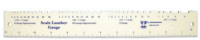 Midwest Products co 1124 SCALE LUMBER GAUGE