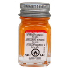 Testors 1126TT Enamel Paints 1/4 oz. Glosses - Tangerine