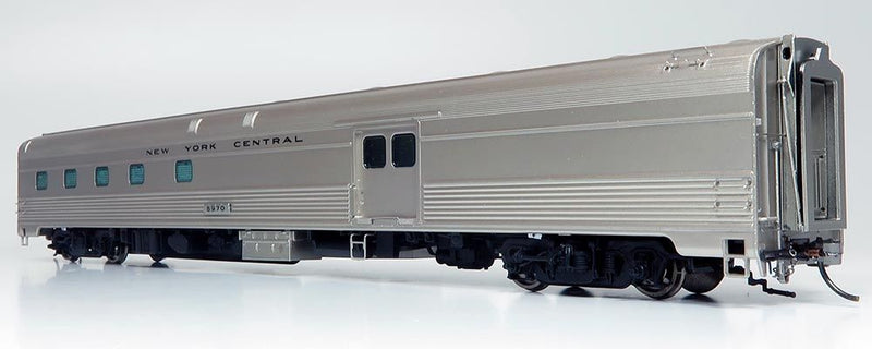 Rapido 114032 Budd Baggage-Dorm - Ready to Run -- New York Central 8971 (stainless), HO