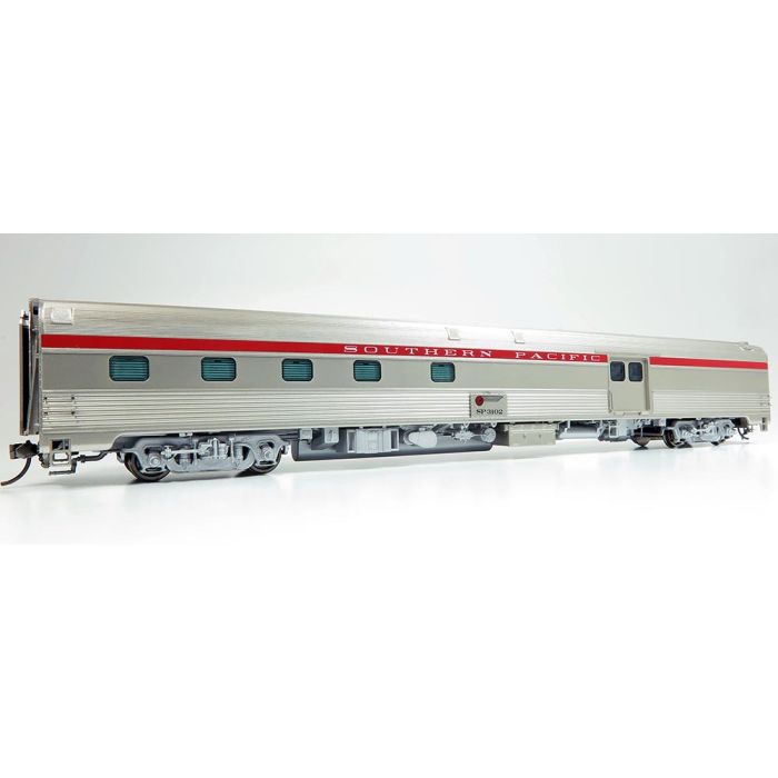 Rapido 114040 Budd Baggage-Dorm - Ready to Run -- Southern Pacific 3105 (stainless, red), HO