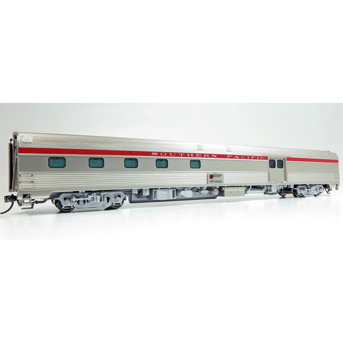 Rapido 114038 Budd Baggage-Dorm - Ready to Run -- Southern Pacific 3103 (stainless, red), HO