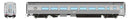 PREORDER Rapido 115097 HO Budd Coach w/HEP: Painted, Unlettered -- Painted, Unlettered (stainless steel finish)
