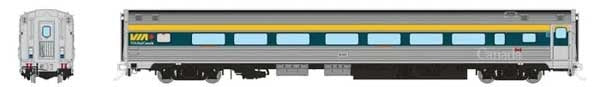 PREORDER Rapido 115120 HO Budd Coach with HEP - Ready to Run -- VIA Rail Canada