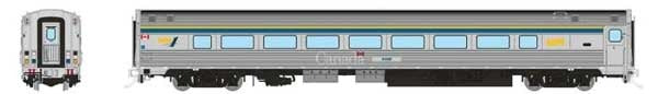 PREORDER Rapido 115127 HO Budd Coach with HEP2 - Ready to Run -- VIA Rail Canada