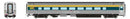PREORDER Rapido 115130 HO Budd Coach with HEP2 - Ready to Run -- VIA Rail Canada