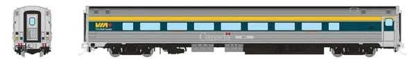 PREORDER Rapido 115131 HO Budd Coach with HEP2 - Ready to Run -- VIA Rail Canada