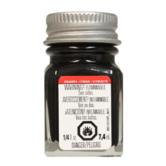 Testors 1154TT Enamel Paints 1/4 oz. Metallics - Black