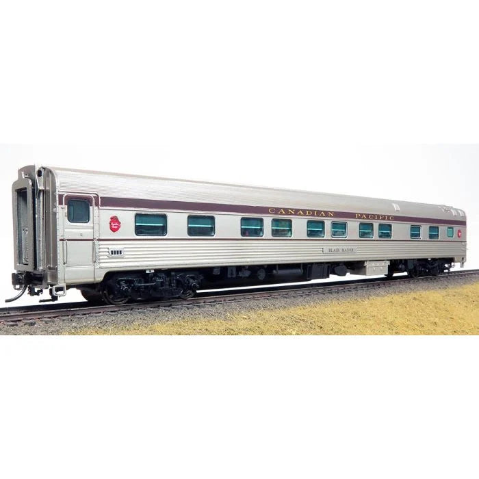 Rapido 119002 Budd Manor Sleeper - Ready to Run -- Canadian Pacific 10307 Blair Manor (stainless, maroon), HO