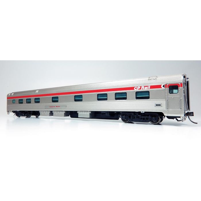 Rapido 119014 Budd Manor Sleeper - Ready to Run -- Canadian Pacific Unnamed (stainless, Action Red), HO