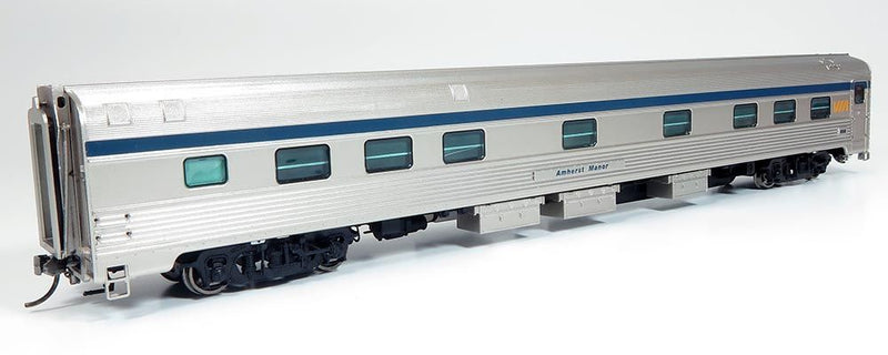 Rapido 119016 Budd Manor Sleeper - Ready to Run -- VIA Rail Canada 10310 Brock Manor (Original Scheme, stainless, blue, yellow), HO