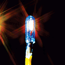 Faller Gmbh 180676 12-16V Grain Of Wheat Bulb -- Blue, All Scales