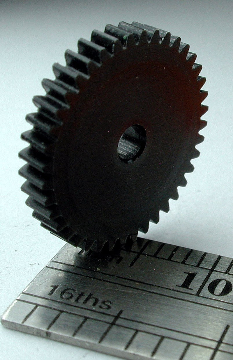 Northwest Short Line 12040-6 Worm Gear - Delrin 3/32" Bore (.0937") -- 40 Teeth, 0.583 Outside Diameter, All Scales