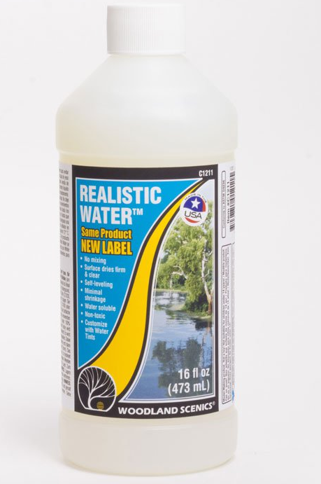 Woodland Scenics WOO1211 Realistic Water(TM) 16oz, All Scales