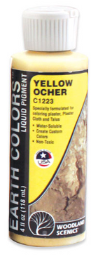 Woodland Scenics 1223 Yellow Ocher 4oz