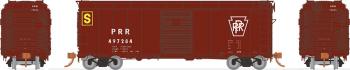 Rapido X31A Boxcar (Double door): PRR Shadow Keystone (late) - Single Car, HO