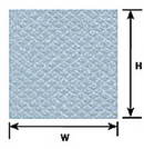 Plastruct 91650 PS-124 2pk SCALLOPED TILE HO