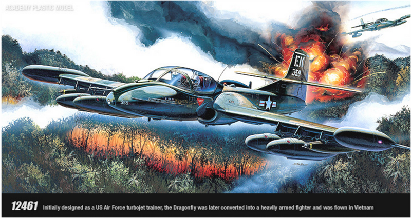 Academy Models 12461 A-37B DRAGON FLY 1:72