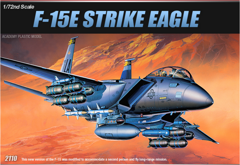 Academy Models 12478 F-15E STRIKE EAGLE USAF 1:72