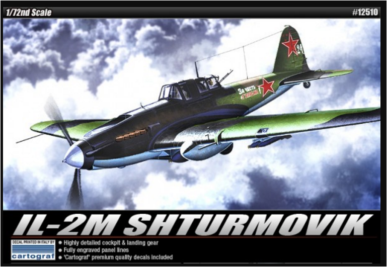 Academy Models 12510 IL-2M SHTURMOVIK 1:72