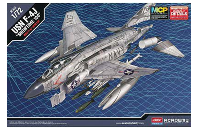 Academy Models 12515 F-4J Showtime 100 -- Plastic Model Airplane Kit -- 1/72 Scale