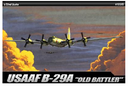 Academy Models 12517 B29A Old Battler USAAF Aircraft - Plastic Model Airplane Kit - 1/72