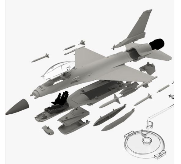Academy Models [1/72] 12541 USAF F-16C "Multirole Fighter" MCP