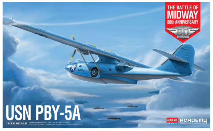 Academy Models 12573 PBY-5A Battle of Midway USN 1:72